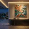 Desert Meets Sea_3D Textured Art_Mart-Gallery_006 Desert Meets Sea